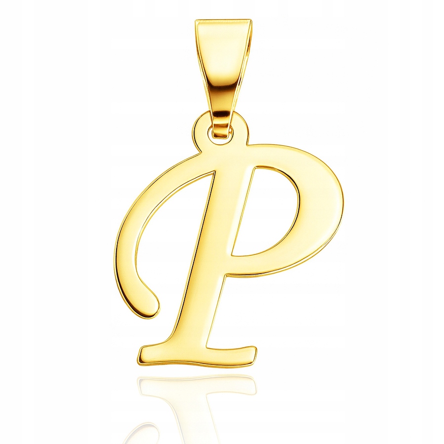 Zlatý Přívěsek Písmeno P Au585 (14K zlato)