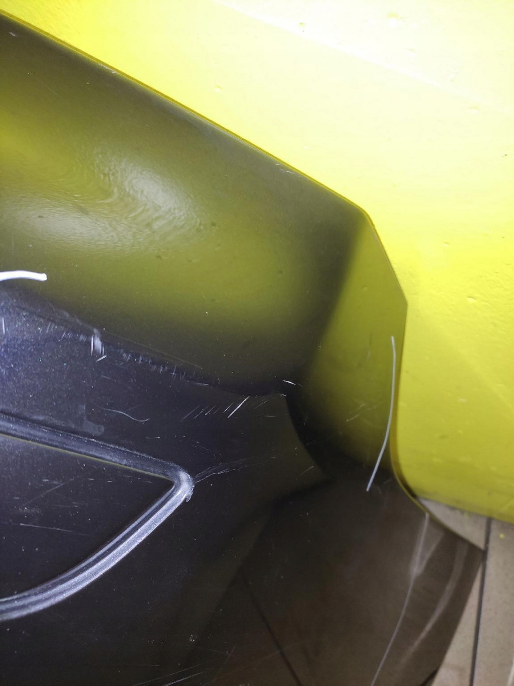 VOLVO V50 bumper rear part LAKIER 452-46