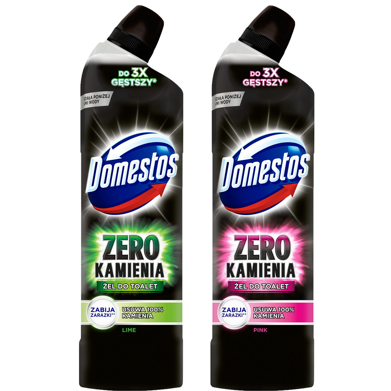 

Domestos Zero Płyn do toalet Zestaw MIX 2x750ml