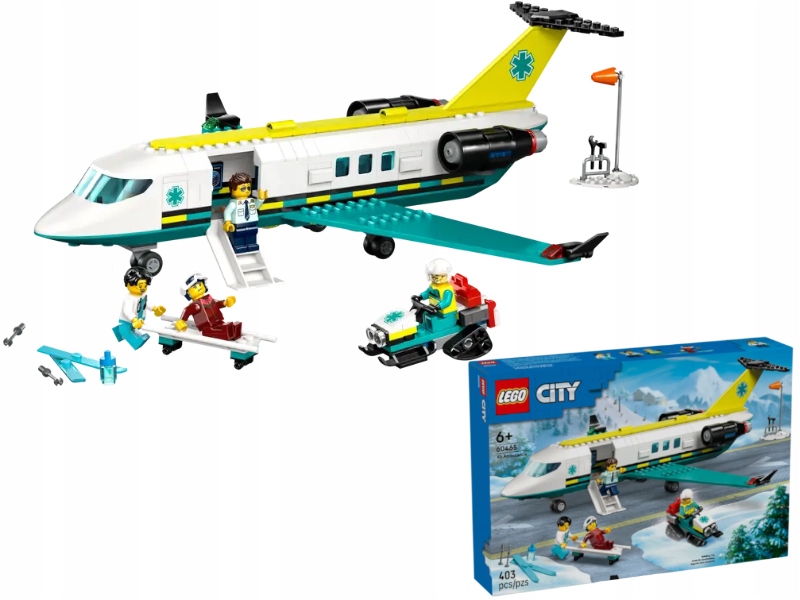 Lego 60465 City Záchranářské letadlo 6+ 403 dílků