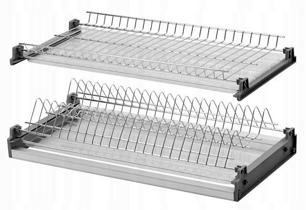Ociekarka do naczyń Suszarka do szafki 80cm Chrom