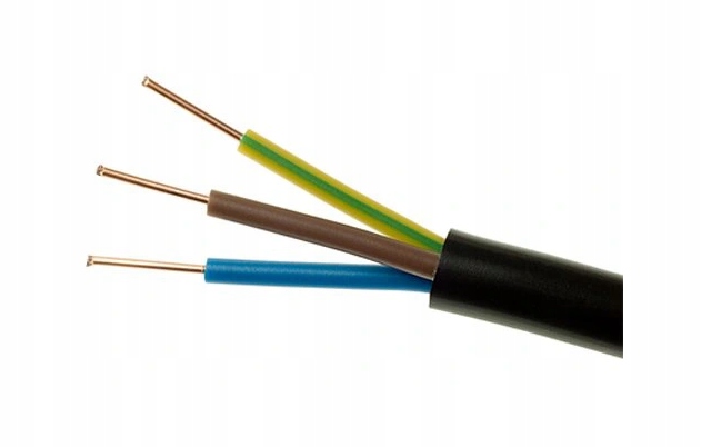 

Kabel ziemny przewód Yky 3x2,5 Re 0,6/1kV 1MB