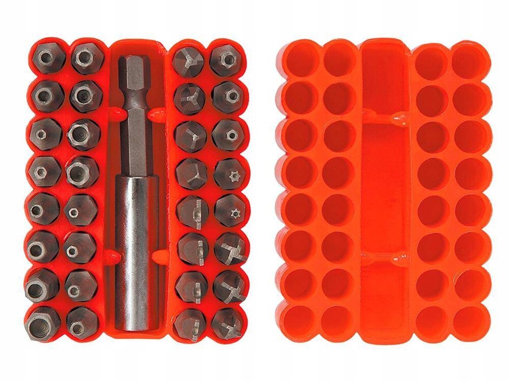 Końcówki wkrętakowe wkrętaki mieszane 33 szt Zestaw Top Tools z przedłużką