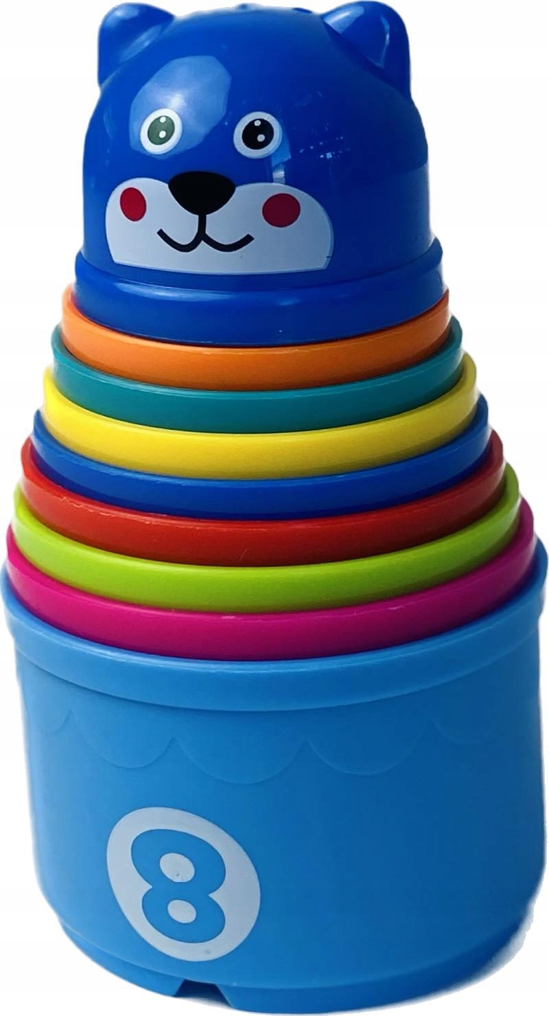 KUBECZKI - "MIŚ" PIRAMIDKA do zabawy