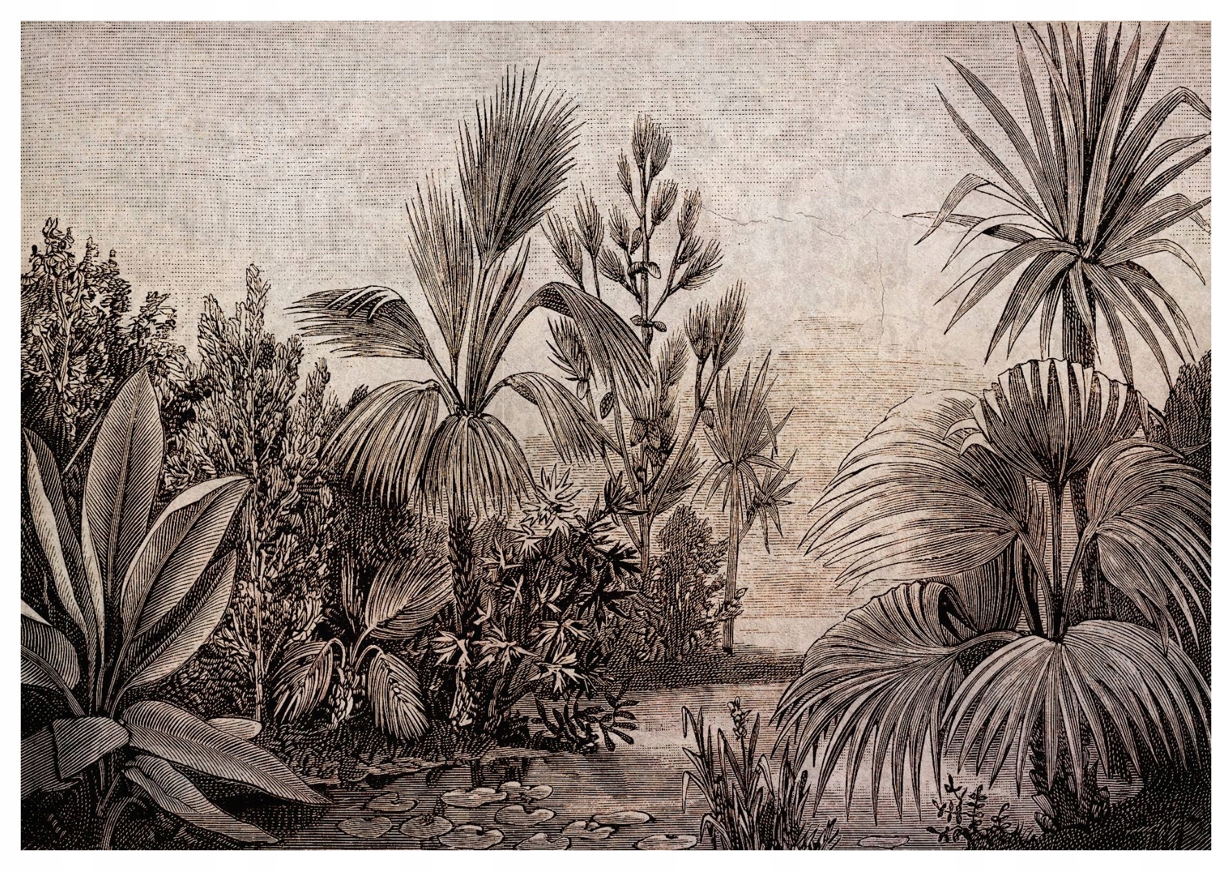 Fototapeta Palmy Lilie Kapradiny Tropická elegance 250x175 lepidlo