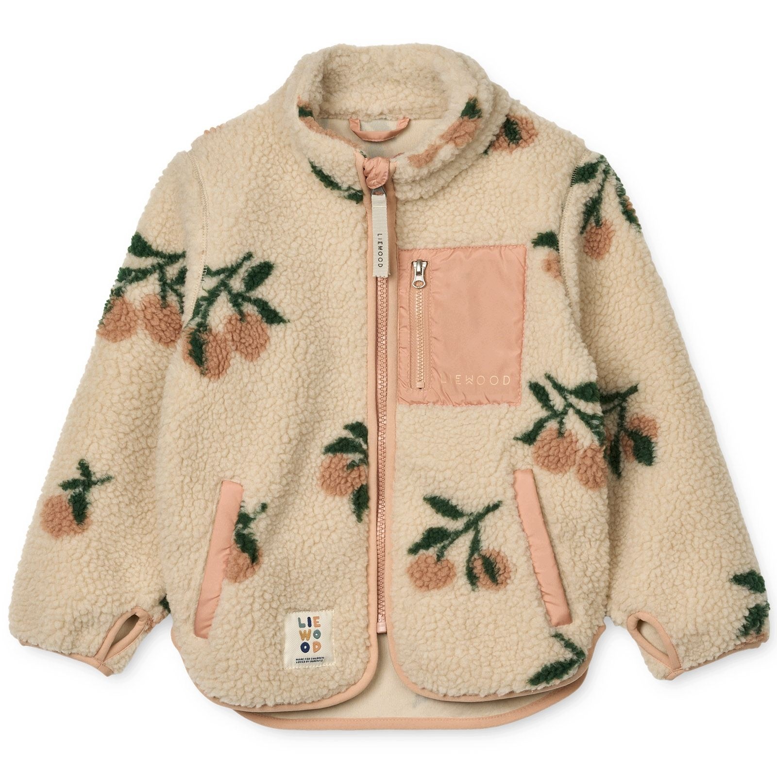 Kurtka Polarowa Nolan Peach Sea shell 7Y Beżowy Liewood