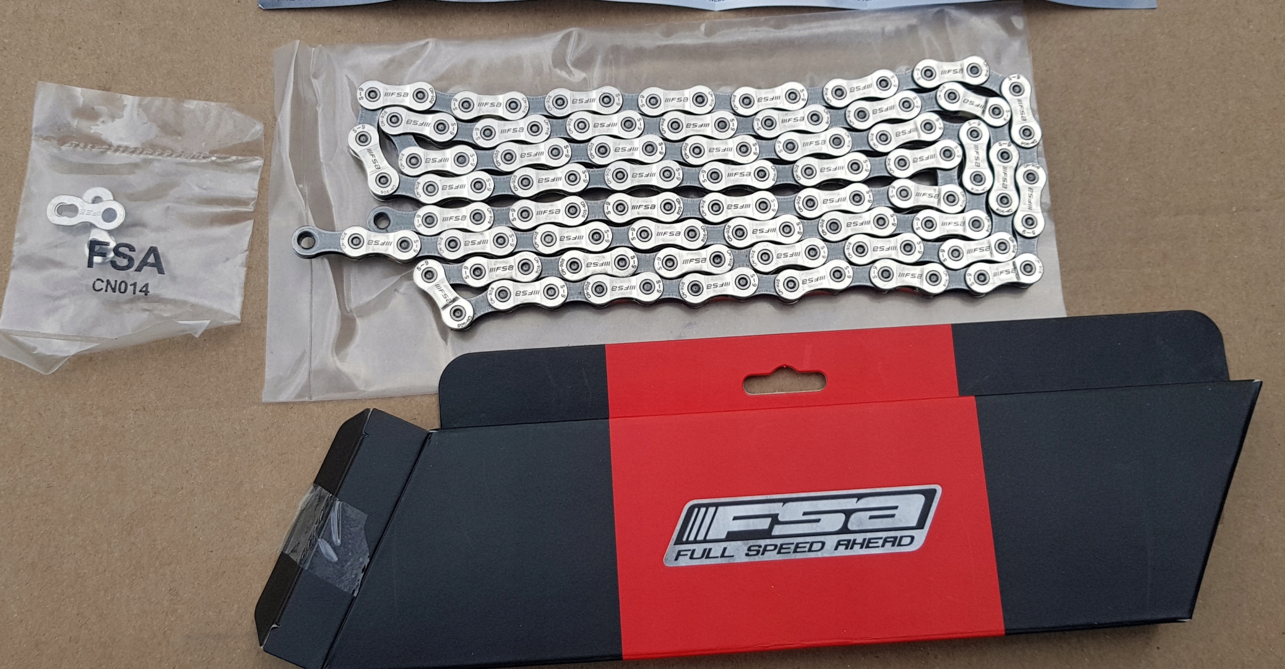 

Łańcuch Fsa 9s Team Issue cn-906 spinka 116 %%
