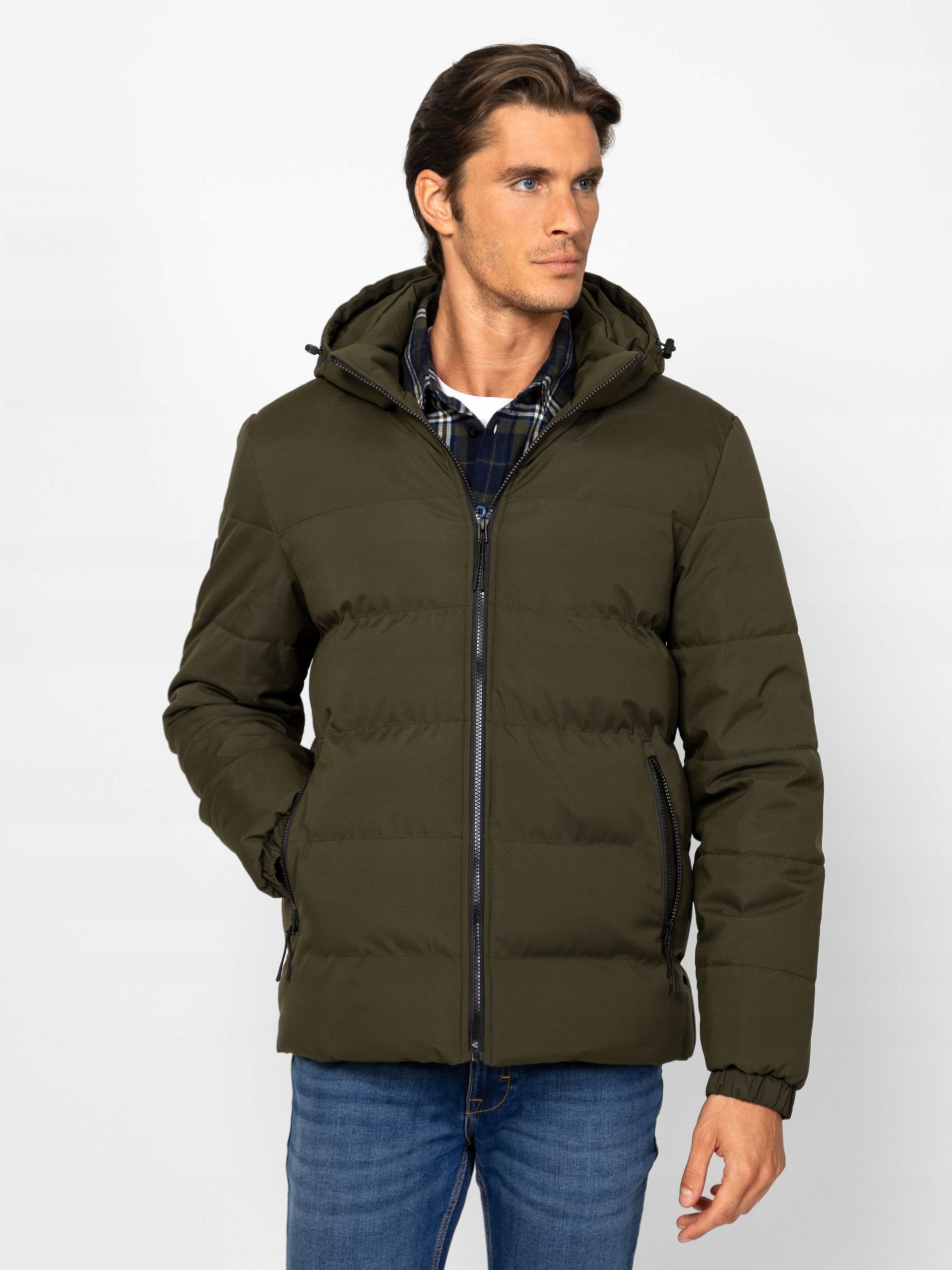 Heavy Tools Pánská S Kapucí S Kapucí Nasim Khaki Zelená L