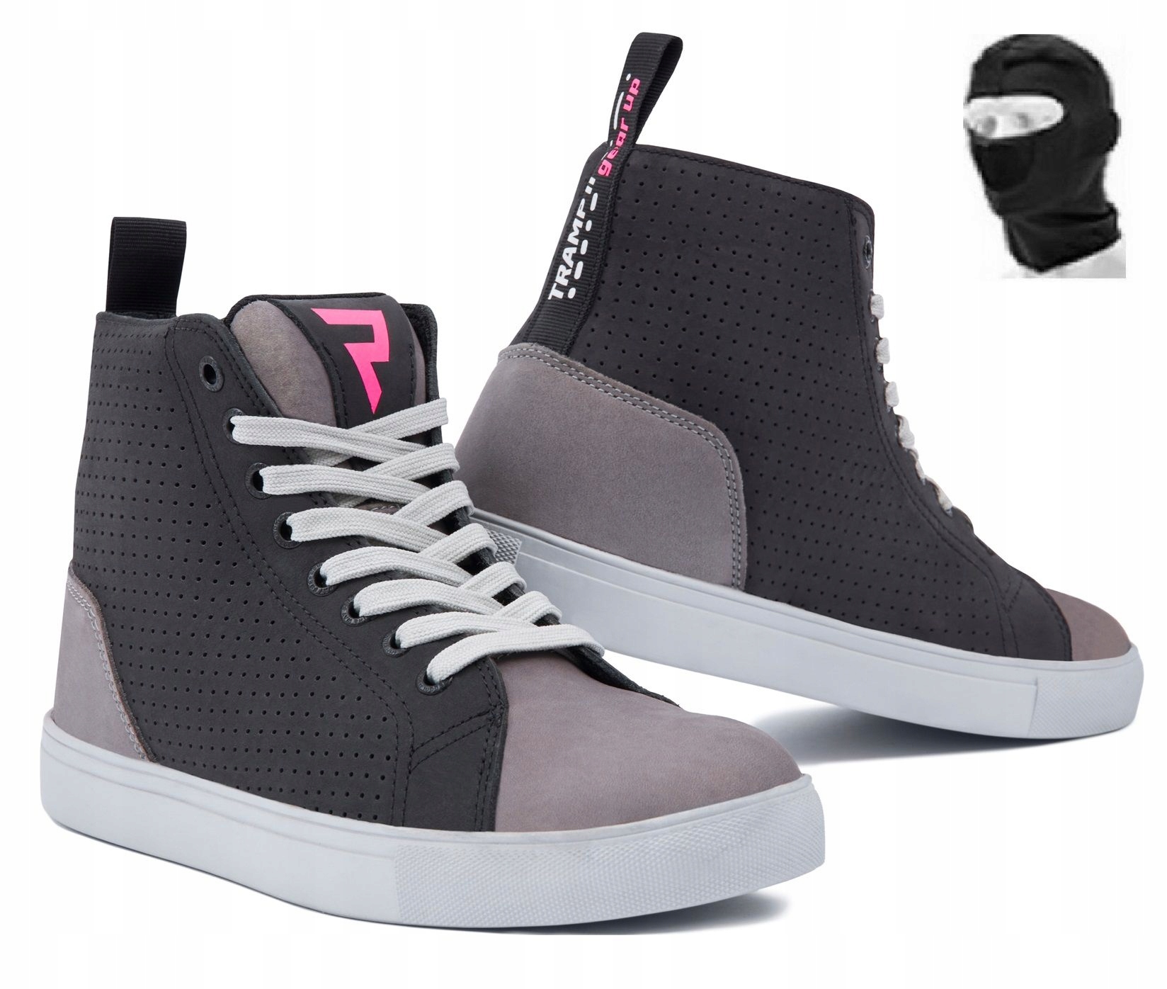 BUTY SKÓRZANE REBELHORN TRAMP II LADY BLACK/GREY 42