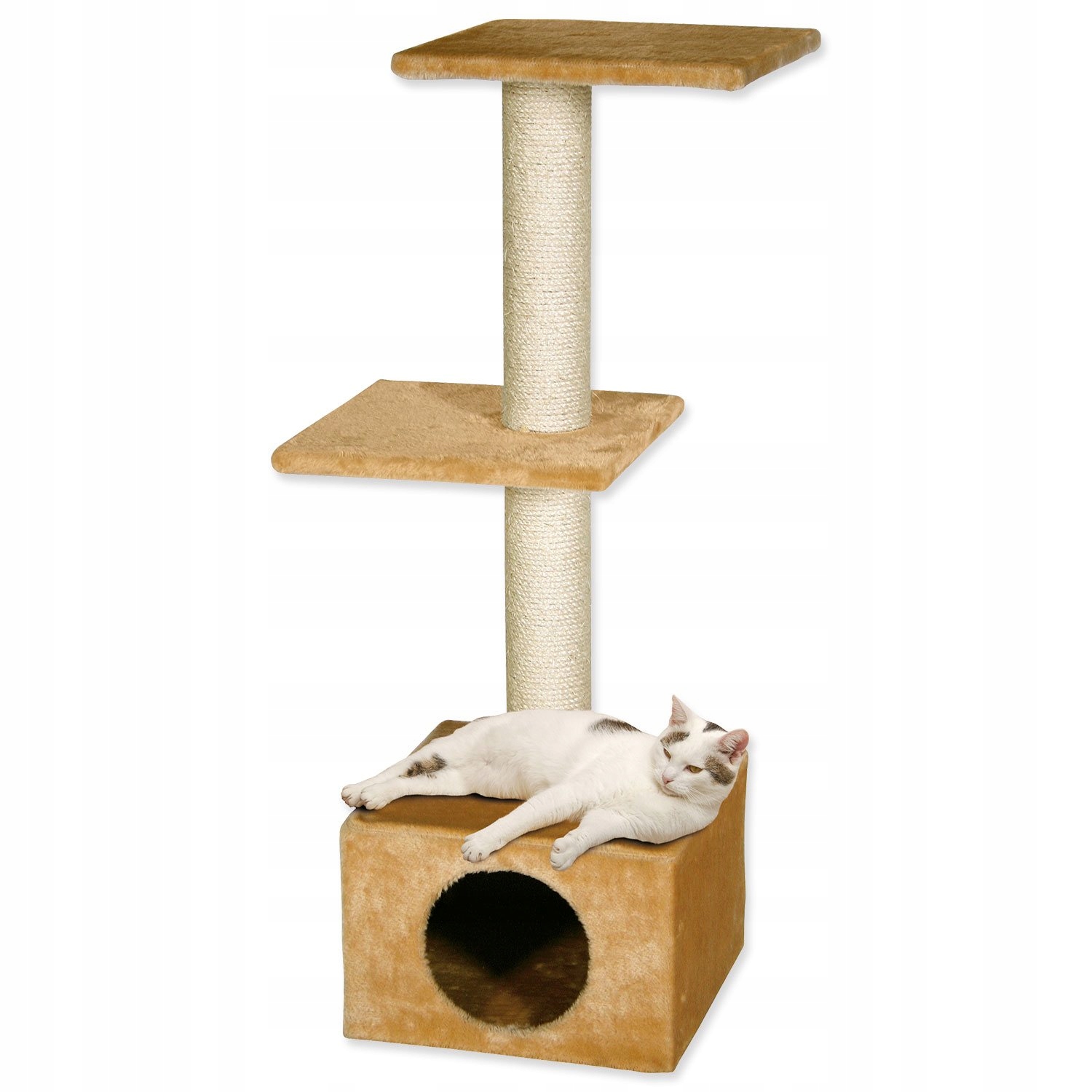 Levně Odpočívadlo Magic Cat Alexia béžové 35x35x109cm