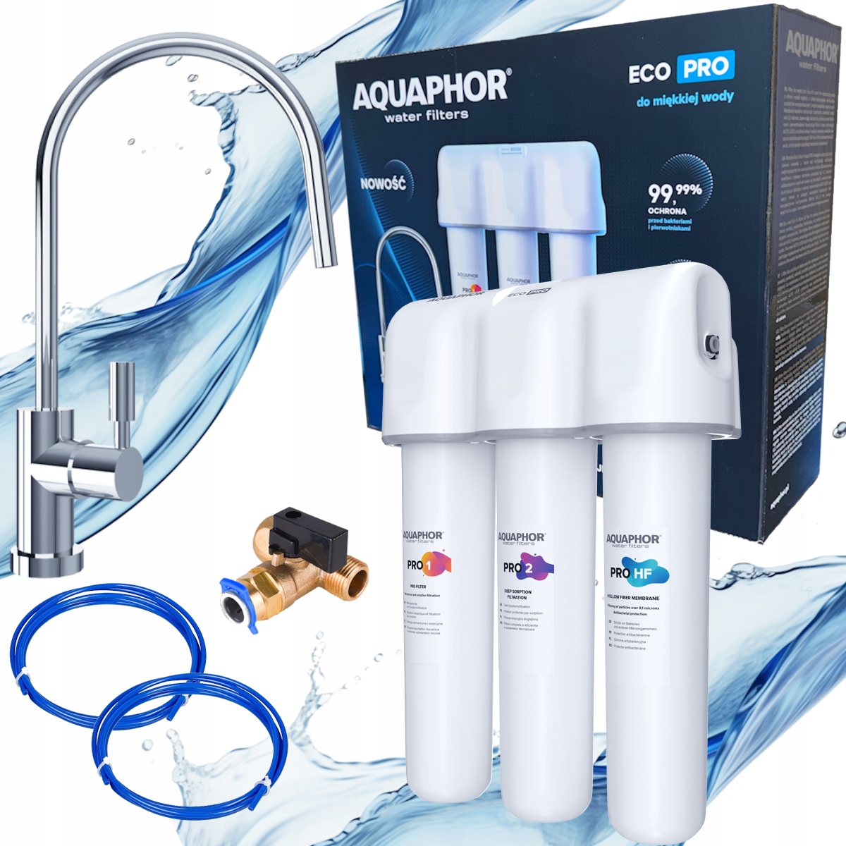 Filtr na vodu pod dřez antibakteriální Aquaphor Eco Pro