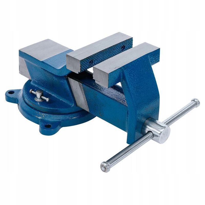 Kovaný ocelový svěrák s kovadlinkou, upevňovací čelisti 125 mm, rotace 360° Bgs 58112