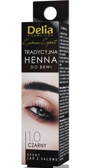 

Delia Cosmetics Henna Do Brwi Tradycyjna 1.0 Black