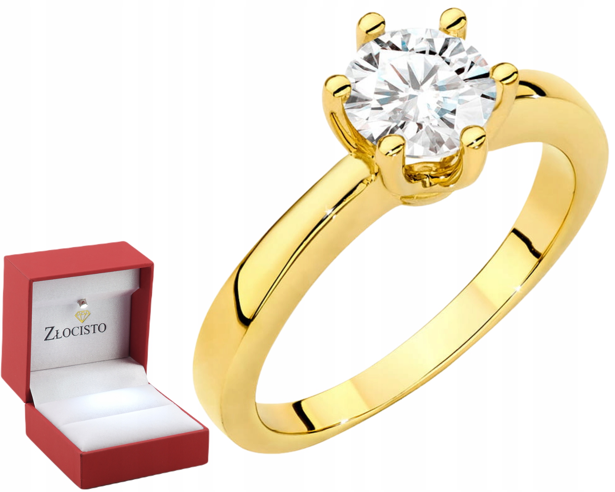 Zlatý Prstýnek Briliant Lab 0,70 Ct Zlato 585 Dárek Gravírování