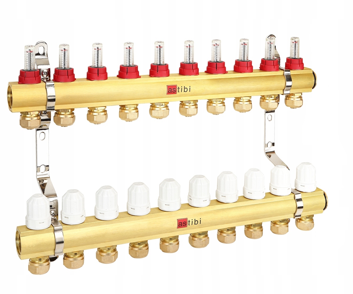 Rozdělovač 10 Podlahových Topení Pro Podlahové Vytápění