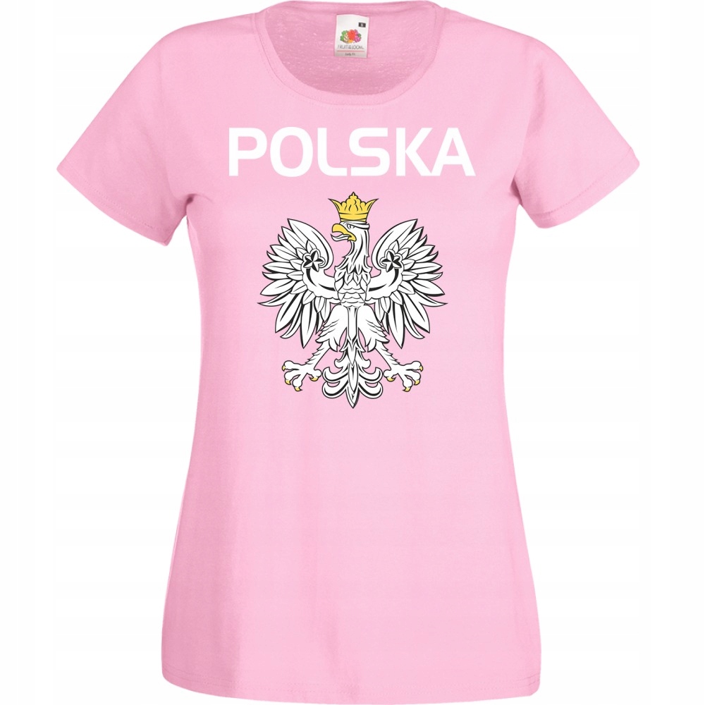 

Koszulka kibica Polska reprezentacja Xs różowa