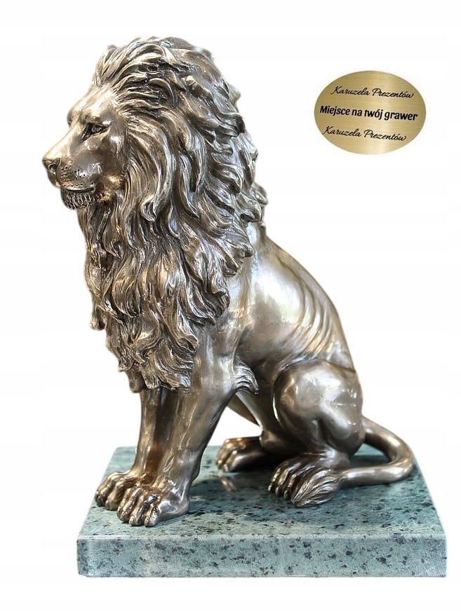 Figúrka Dôstojný Lev Symbol Moci Darček Pre Riaditeľa Vodcu