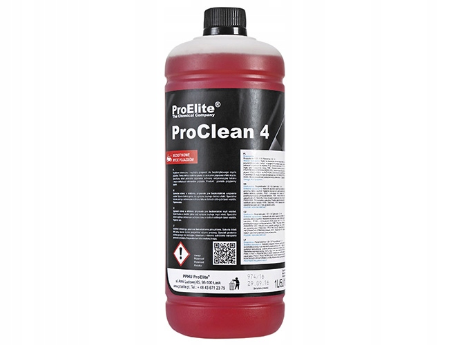 

Aktywna Piana Do Mycia Auta ProElite ProClean 4 1L