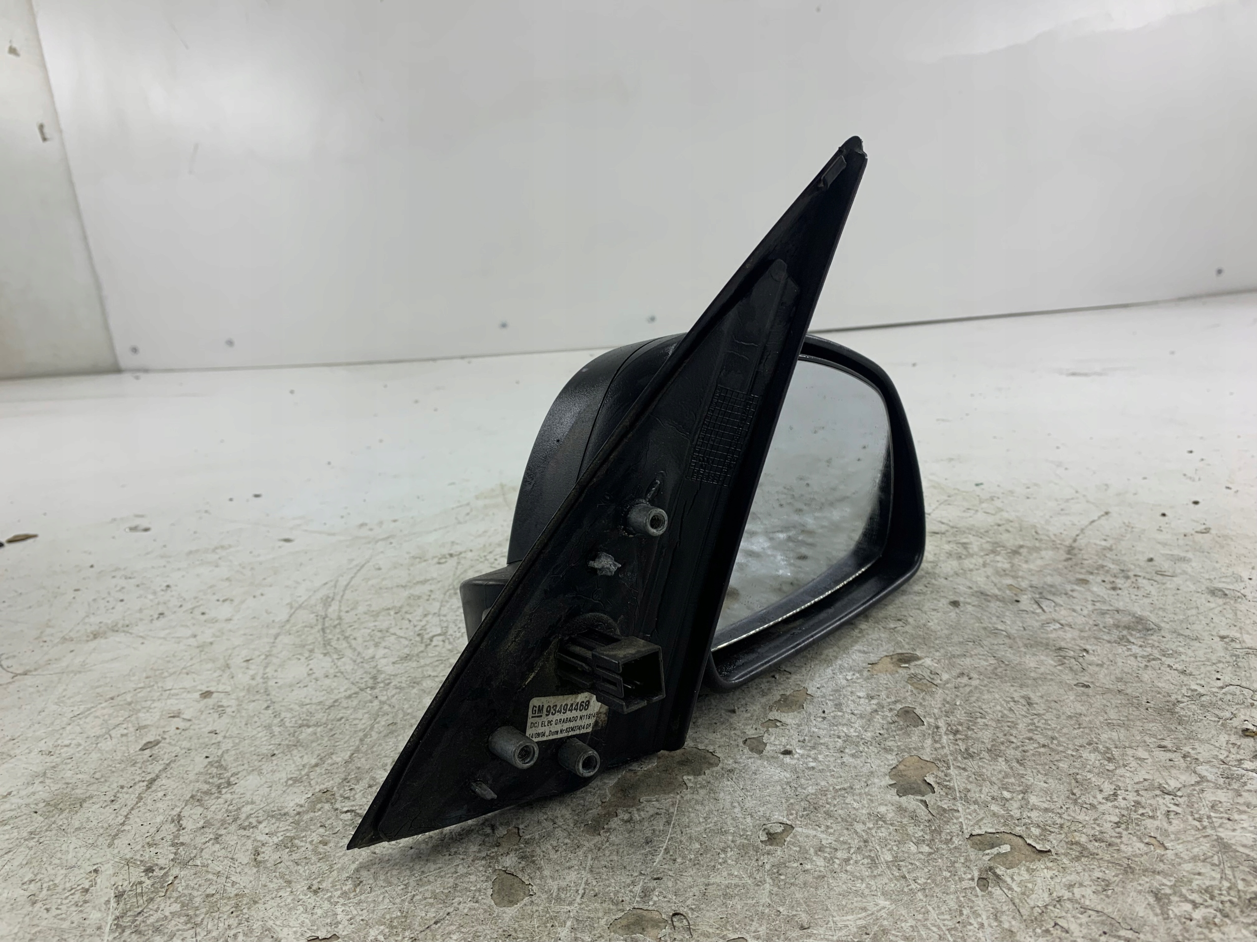 OPEL MERIVA A mirror right 7 PIN black, 93494468