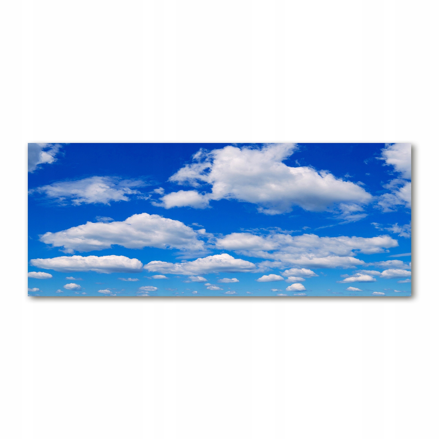 

Foto obraz szkło akryl Chmury na niebie 125x50 cm