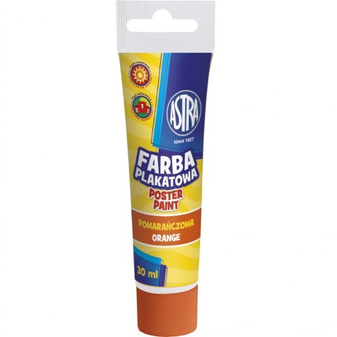 

Farba plakatowa Astra pomarańczowa 30ml