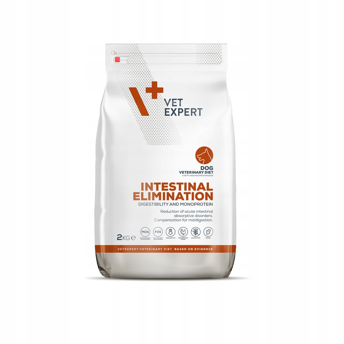 Levně Vetexpert Vetexpert Veterinary Diet Dog Intestinal Elimination 2kg (Veterinární Dieta pro Psy s Citlivým Zažíváním Eliminační, 2kg)