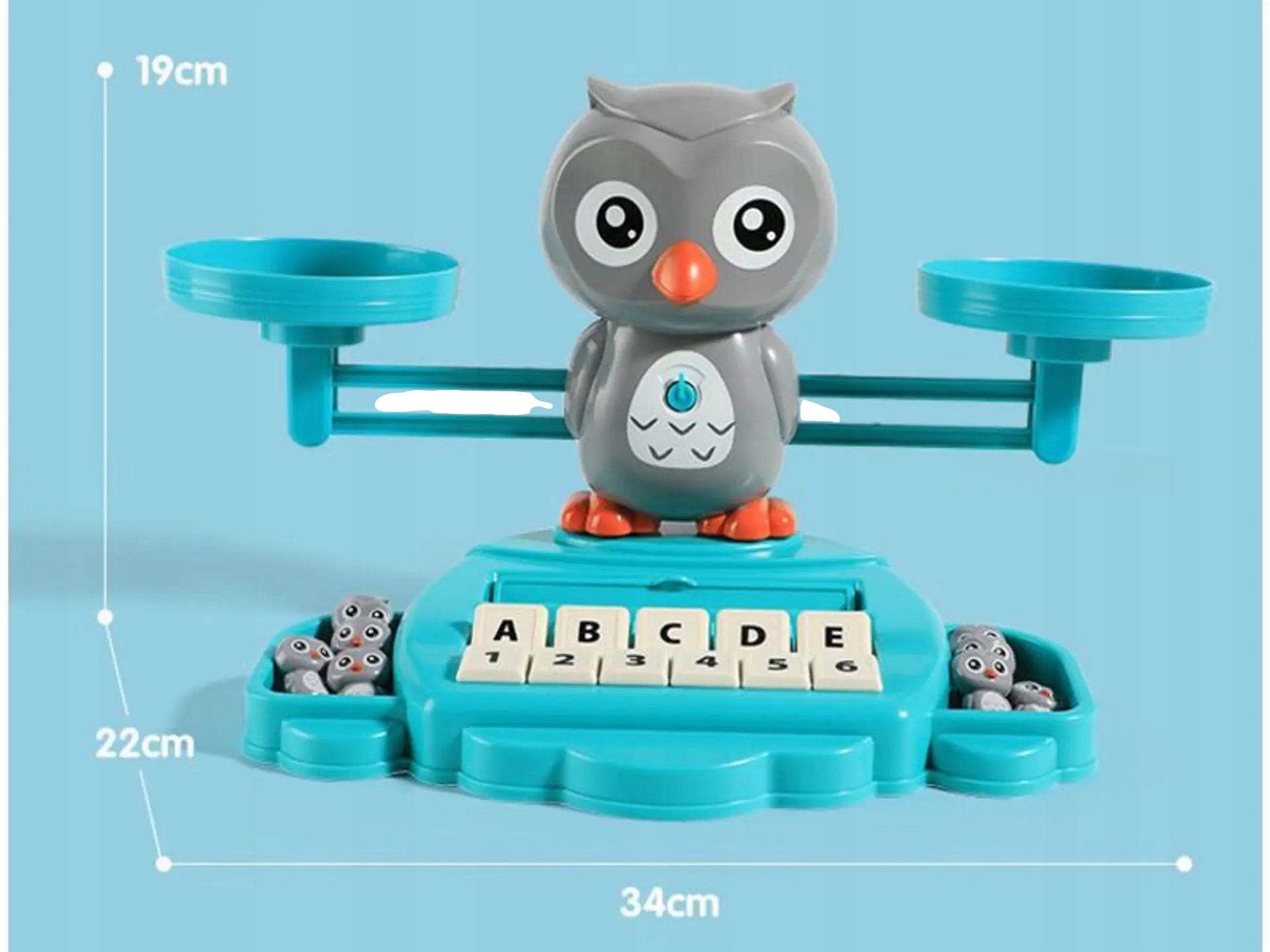 Waga szalkowa równoważnia gra do nauki liczenia Stan opakowania oryginalne