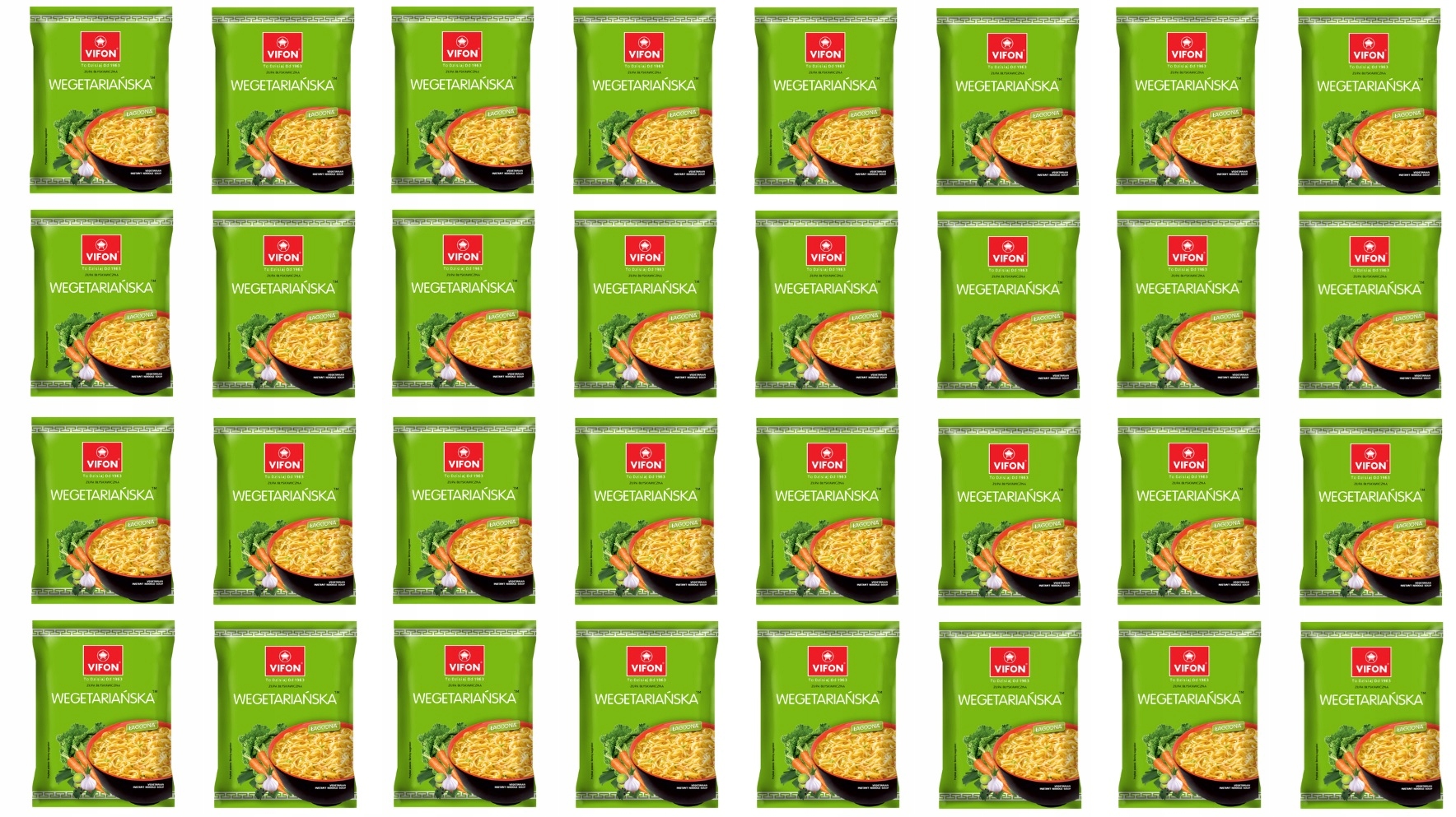 Levně 24 x 70 g Vifon Instantní vegetariánská polévka Karton