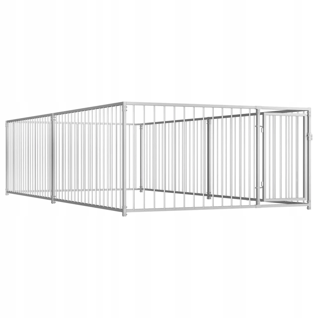 Levně Fionshop 262916346 Venkovní psí kotec 200 x 400 x 100 cm