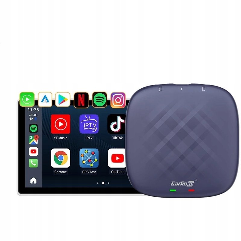 Carlinkit Adapter bezprzewodowy Ai Box z Androidem 13 8 Gb 128 Gb do