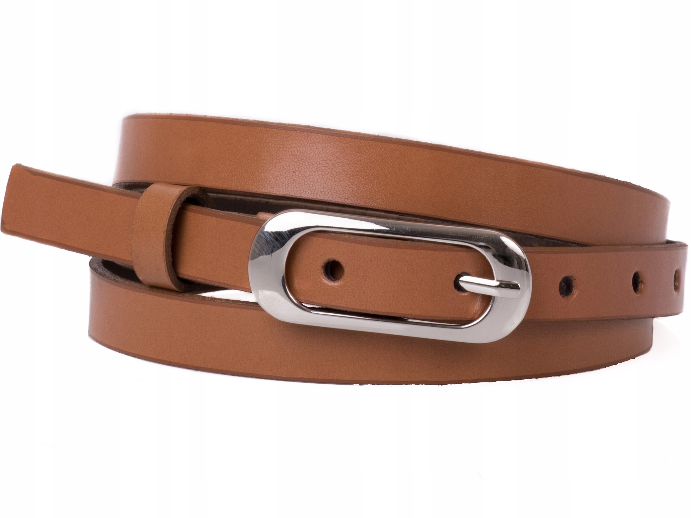 

Damski Skórzany pasek 1,5cm Tofi |70obw