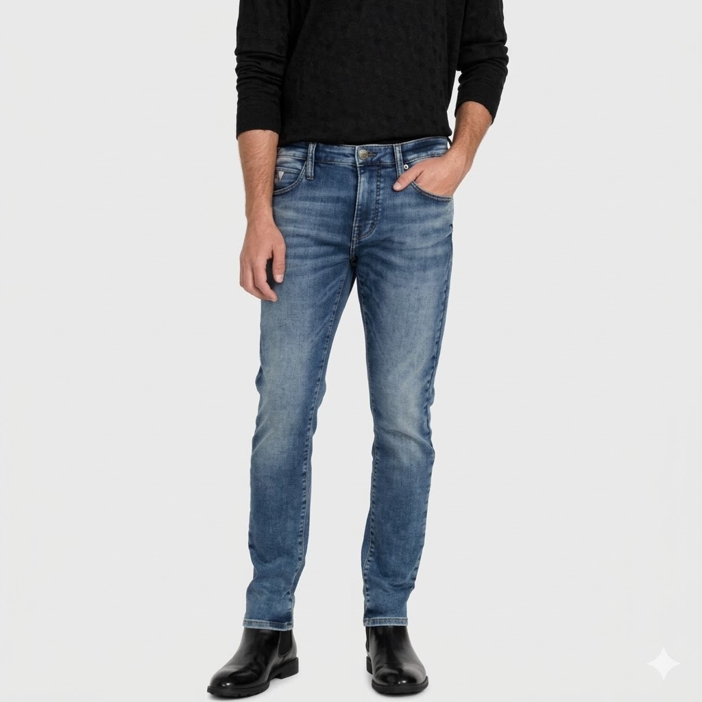 Guess S Rovnými Modrými Oděrkami, Velikost 29