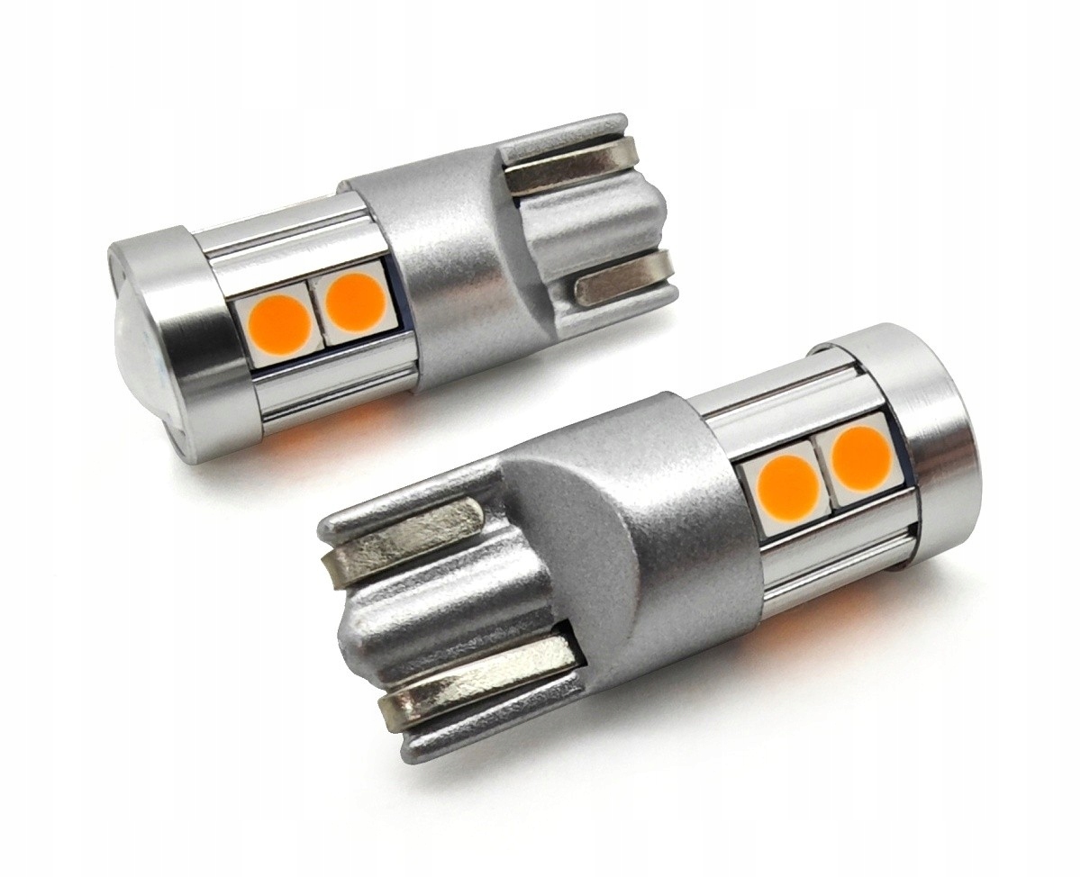 

W5W Led T10 12-24V Canbus 500lm Pomarańczowa