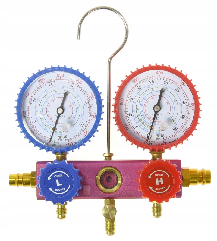 TESTER NAPELNIANIA MIERNIK KLIMATYZACJI MANOMETRY Producent code BP 3619