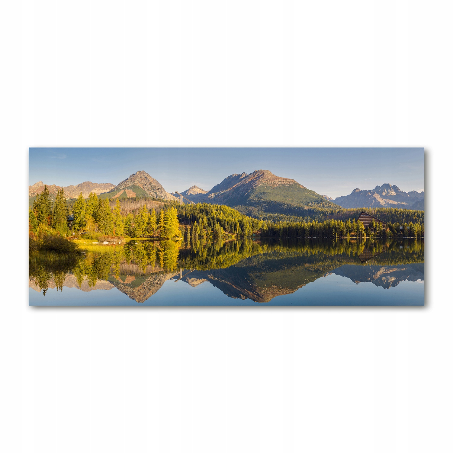 

Foto obraz akryl zdjęcie Panorama Tatry 125x50 cm