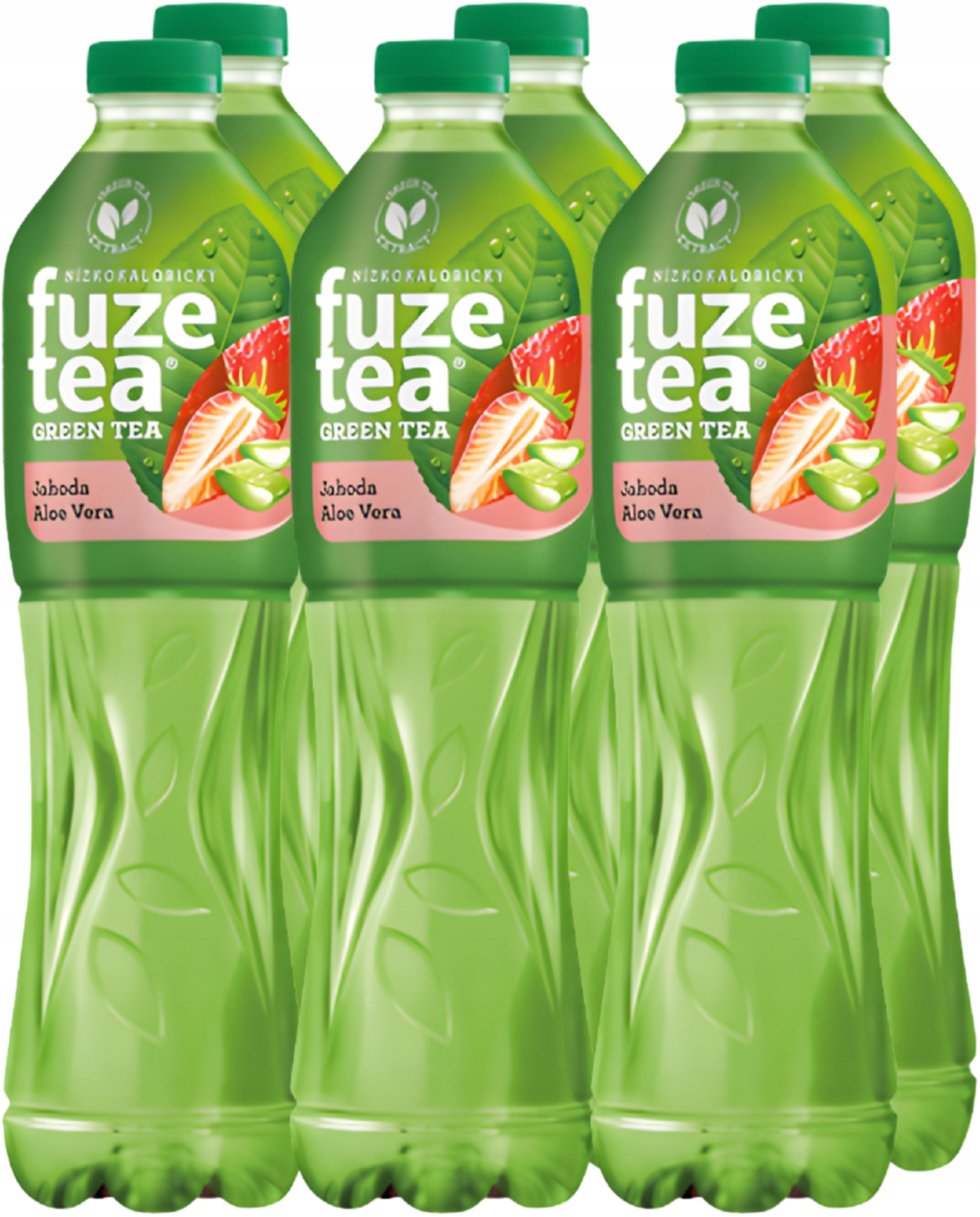 FuzeTea Green Ice Tea Strawberry & Aloe Vera 6×1,5l