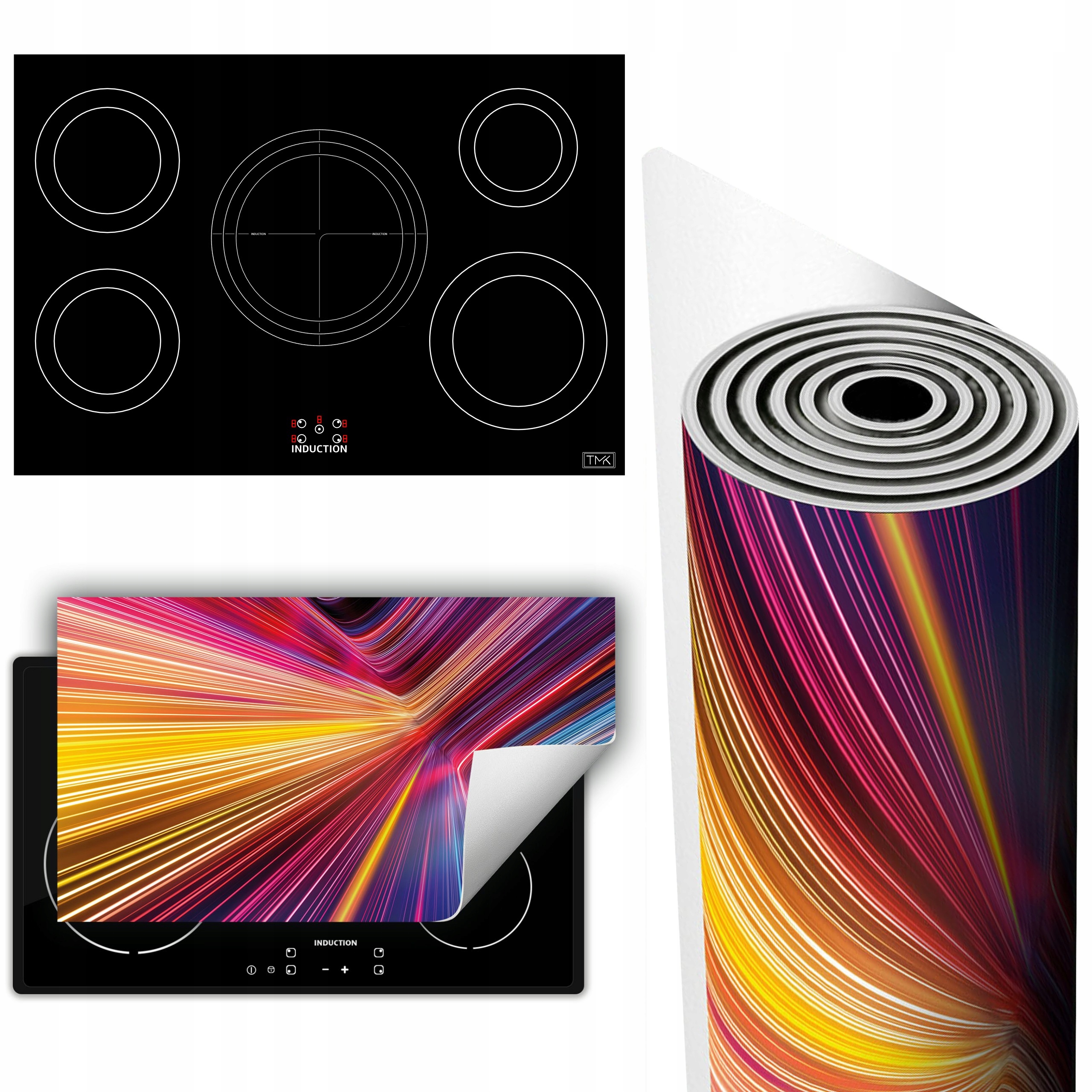 Vinylová Podložka Ochrana Kuchyňské Desky 90x52 barevná