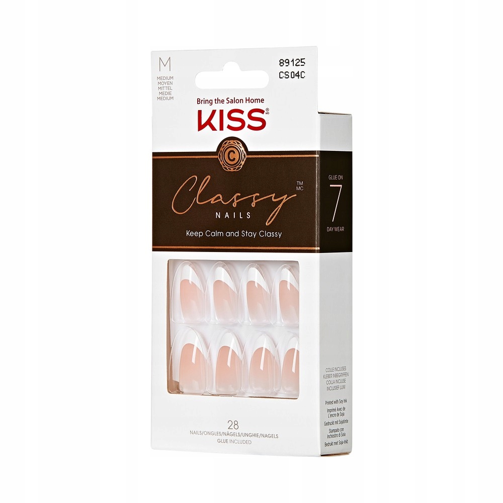 KISS Umelé nechty Classy Nails - Dashing (veľkosť M) 1op.(28ks)