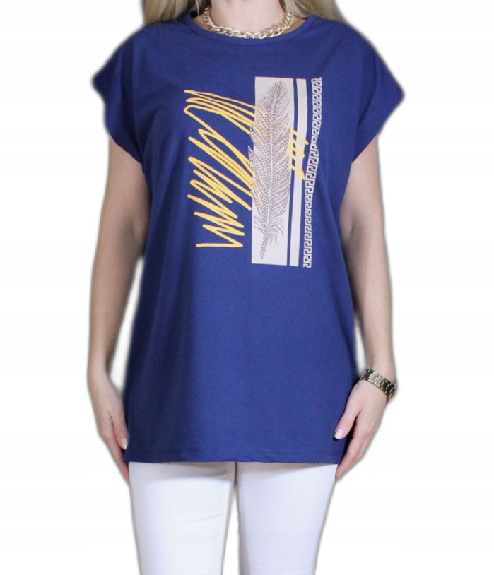 BLUZKA KOSZULKA T-SHIRT NADRUK DUŻO WZORÓW 2XL 44 Marka inna