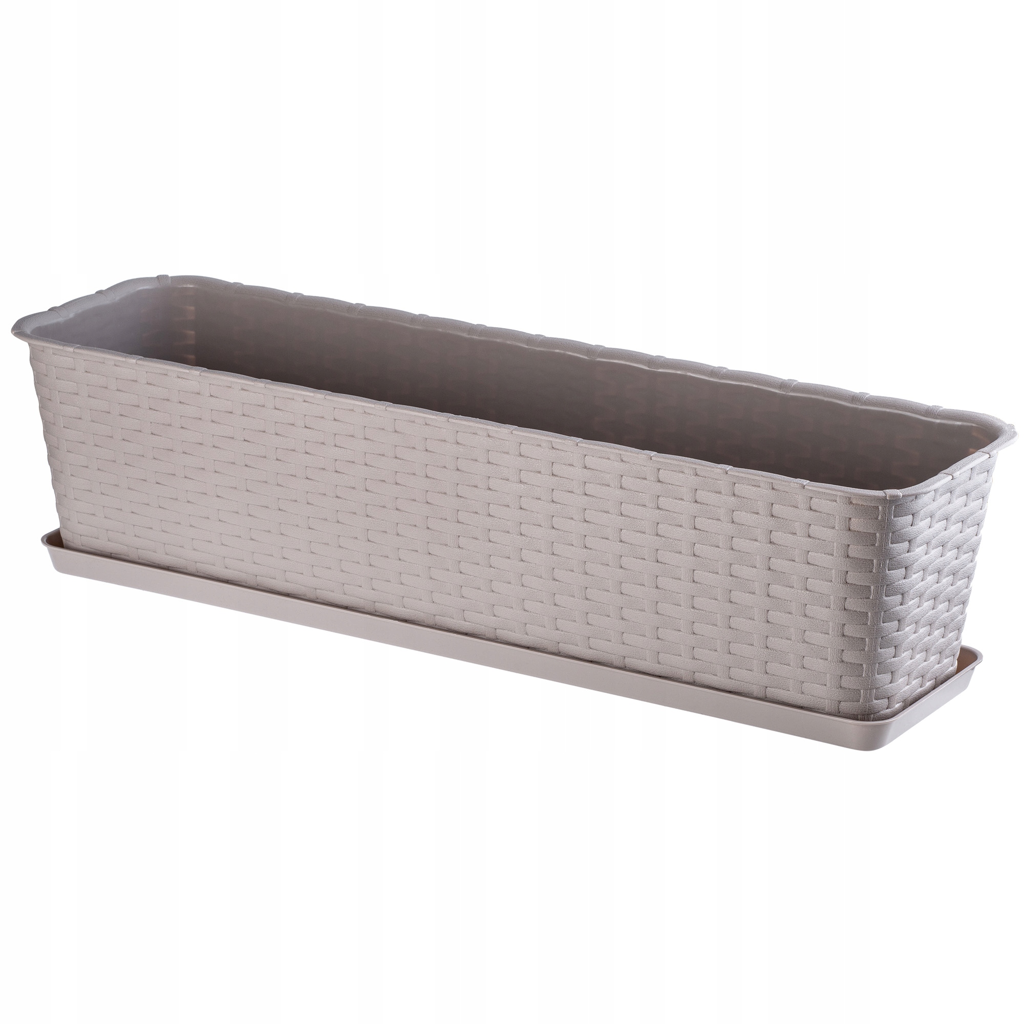 DONICZKA DONICA BALKONOWA PODSTAWKA 60cm KARMELOWA Wysokość produktu 15 cm