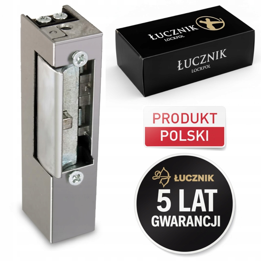 Elektrozávěs pro asymetrické brány 12-24V rozměry 60 x 29 x 20 mm