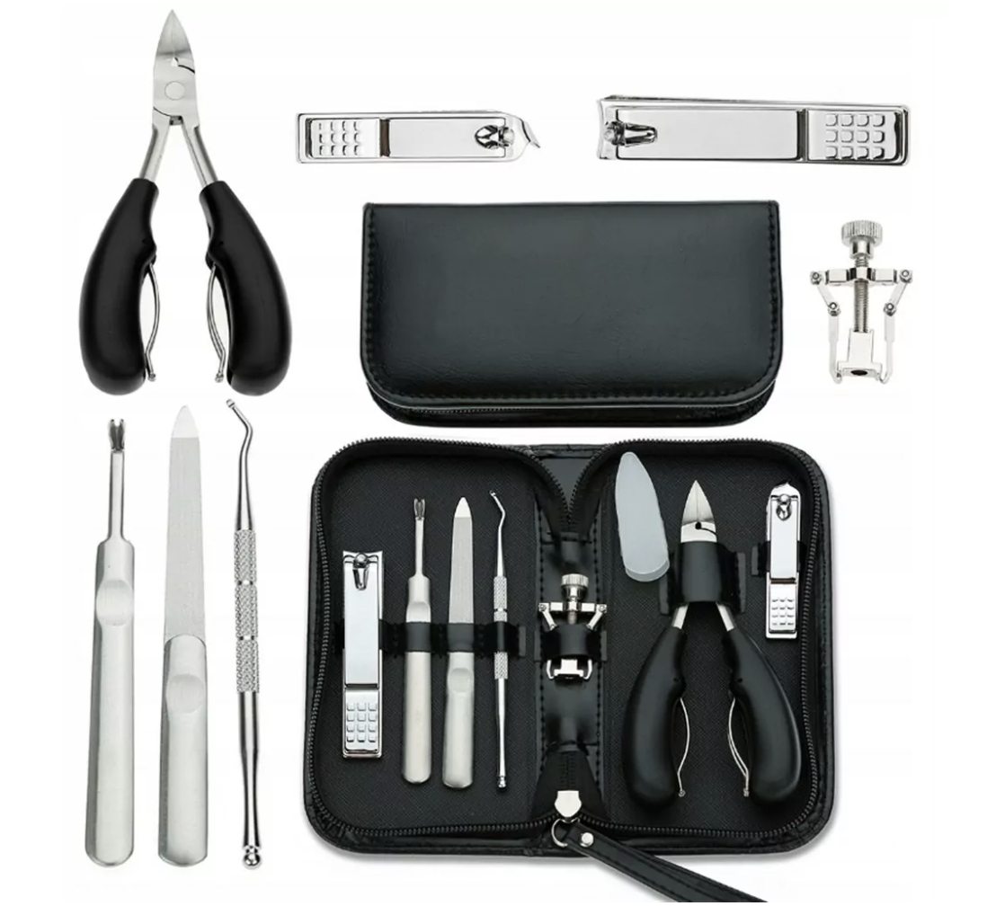 

Zestaw Do Paznokci Manicure Pedicure 8 El W Etui