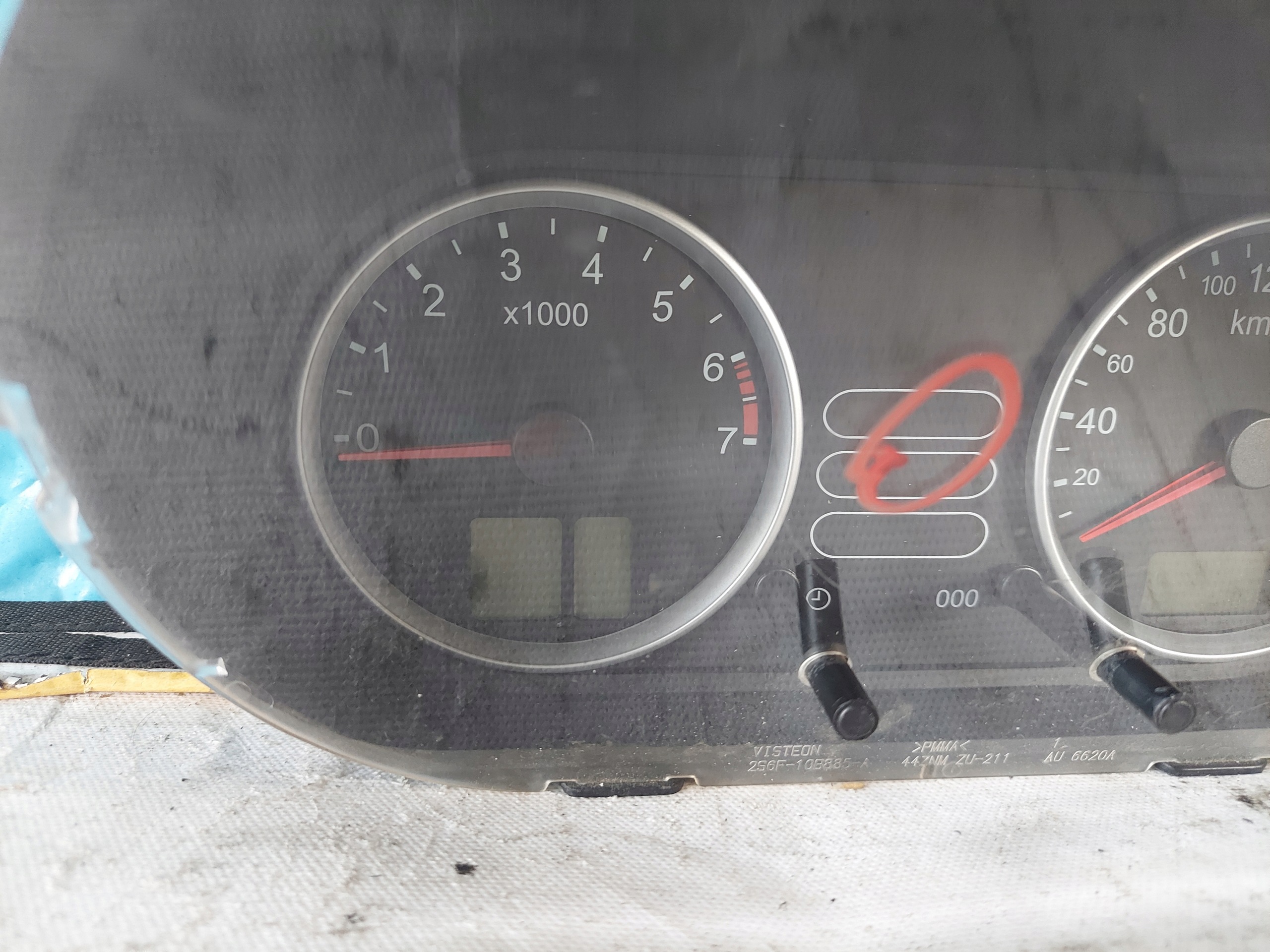 dials clock FIESTA MK 6 1.3 B 4S6F10849EC