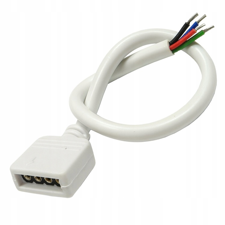 

złączka taśma led konektor sterownik Rgb 4 pin