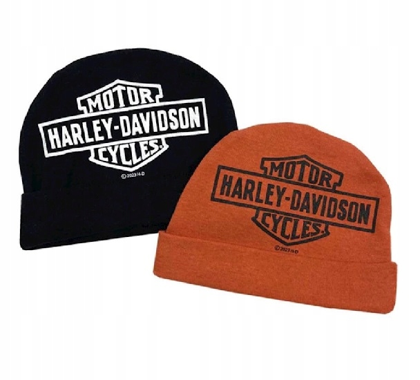 Zestaw 2 Czapeczek Dziecięcych Harley Davidson Boy 0-24