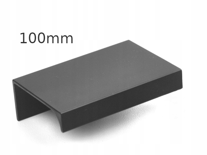 

Uchwyt krawędziowy U9 czarny mat 100mm Zobal C-35