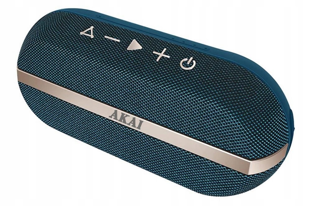 Reproduktor Akai, ABTSW-30 Blue, přenosný, voděodolný, Bluetooth, hands fre