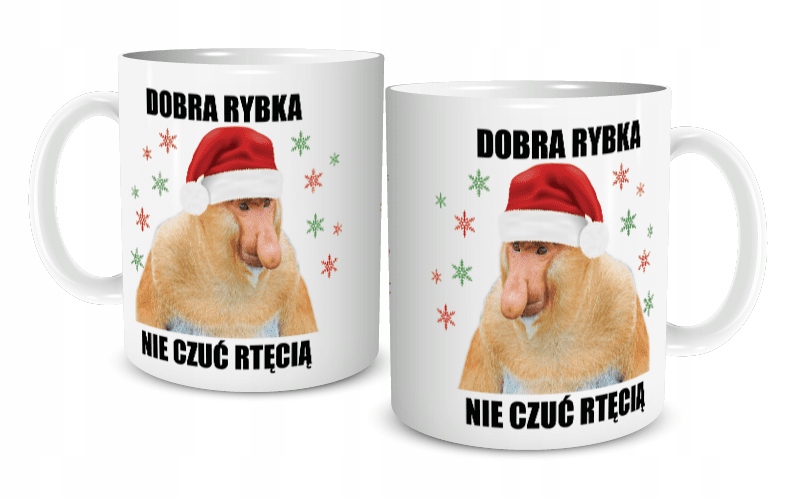 

Kubek Świąteczny Nosacz Rybka Nie Czuć Rtęcią