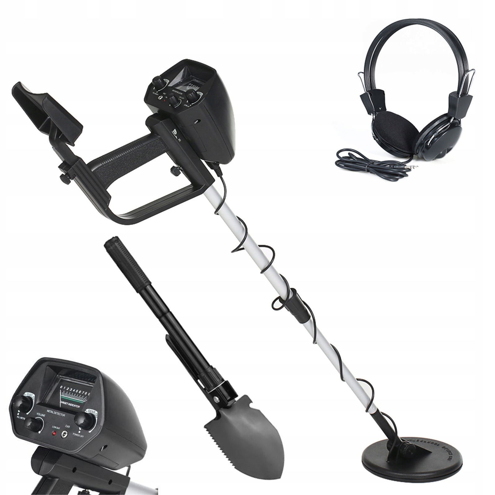 Detektor Kovů Pro Dospělé GTX4030 Sluchátka A Lopata