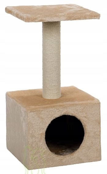 Levně Trixie Zamora sisalové škrabadlo sloupek budka pelíšek domeček pro kočky 50 cm